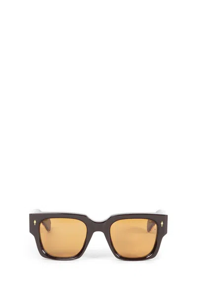 Jacques Marie Mage Enzo Sunglasses In Brown