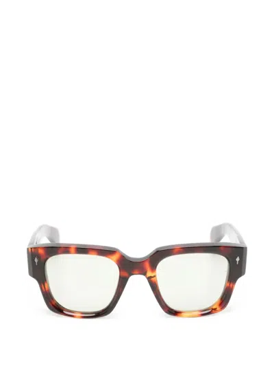 Jacques Marie Mage "enzo" Sunglasses In Brown