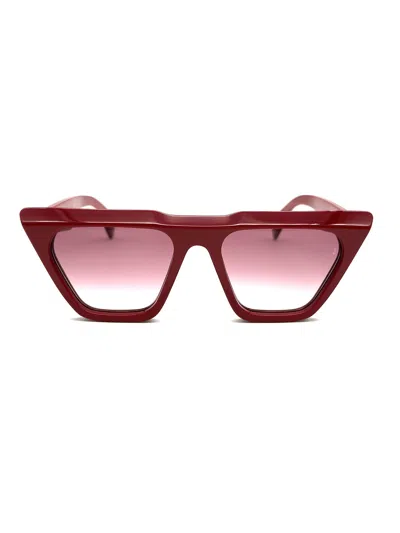 Jacques Marie Mage Eva Sunglasses In Red