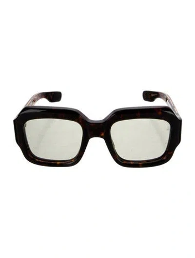 Pre-owned Jacques Marie Mage Evelyn Square Sunglasses In Multi