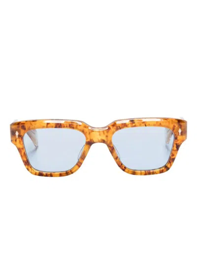 Jacques Marie Mage "fellini" Sunglasses Accessories In Brown