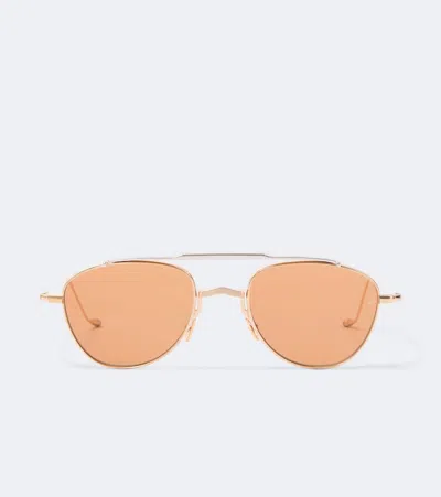 Jacques Marie Mage Flynn Aviator Sunglasses In Gold