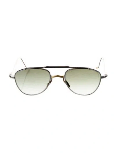Pre-owned Jacques Marie Mage Flynn Aviator Sunglasses In Multi