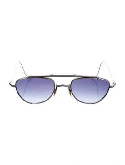 Pre-owned Jacques Marie Mage Flynn Aviator Sunglasses In Purple