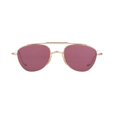 Pre-owned Jacques Marie Mage Flynn Sunglasses 'champagne' | Red | Men's Size Onesize