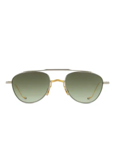 Jacques Marie Mage Flynn Titanium Electrum Sunglasses In Gold