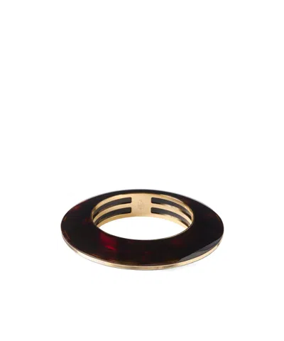 Jacques Marie Mage Gold-plated Bangle In Red