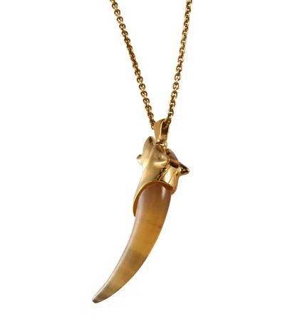 Jacques Marie Mage Gold-plated Yellowstone Vi Faithful Necklace