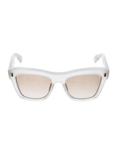 Pre-owned Jacques Marie Mage Gordon Square Sunglasses In Neutral