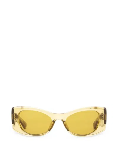 Jacques Marie Mage Harlo Cat-eye Frame Sunglasses In 그린