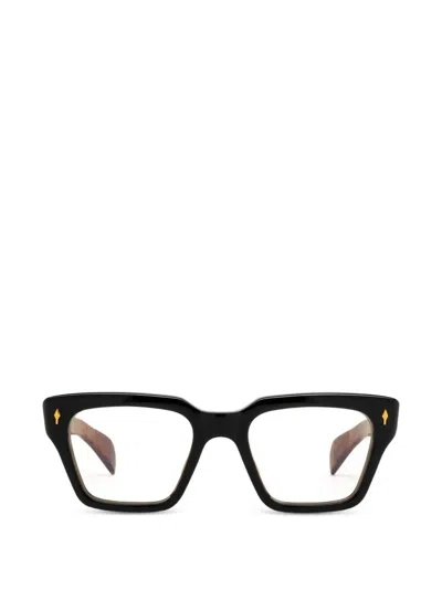Jacques Marie Mage Ichikawa Square-frame Glasses In Black