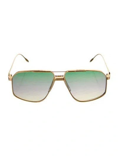 Pre-owned Jacques Marie Mage Jagger Square Sunglasses