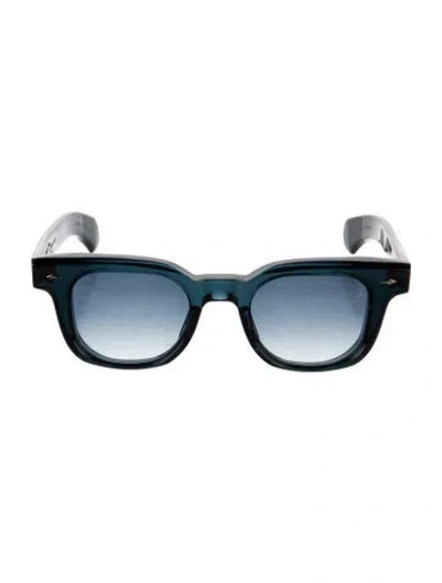 Pre-owned Jacques Marie Mage Jax Wayfarer Sunglasses In Blue