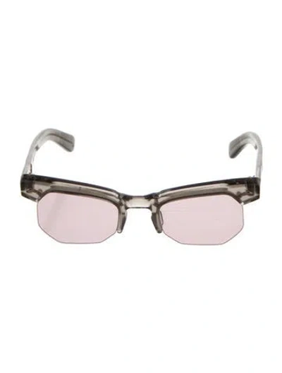 Pre-owned Jacques Marie Mage Jean Square Sunglasses In Black