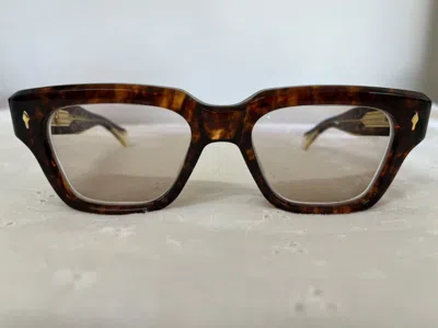 Pre-owned Jacques Marie Mage Jmm Fellini Argyle Glasses