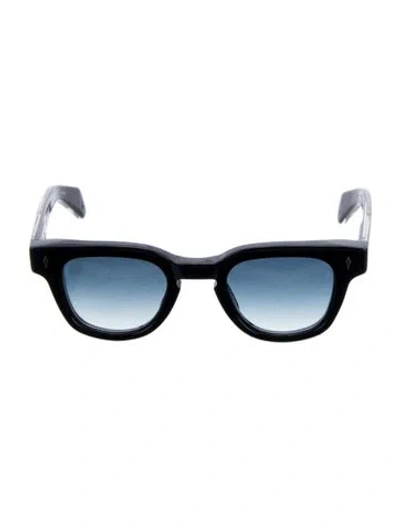 Pre-owned Jacques Marie Mage Julien Wayfarer Sunglasses In Black