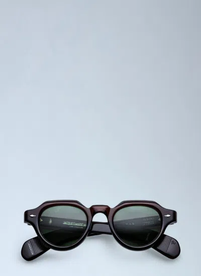 Jacques Marie Mage Kellerman Sunglasses In Brown