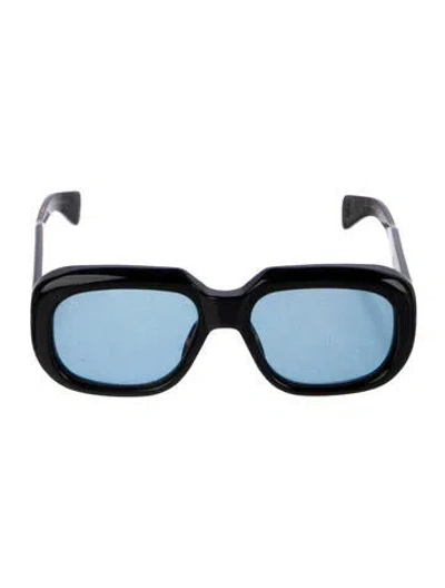 Pre-owned Jacques Marie Mage Kobo Oversize Sunglasses In Black