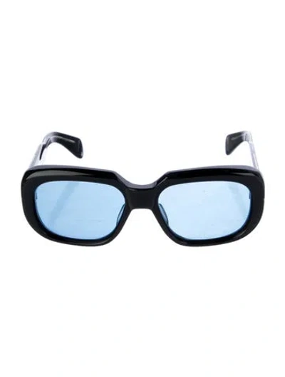 Pre-owned Jacques Marie Mage Kobo Oversize Sunglasses In Black