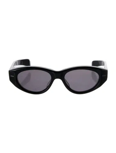 Pre-owned Jacques Marie Mage Krasner Cat-eye Sunglasses In Blac