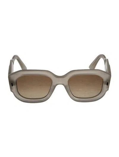 Pre-owned Jacques Marie Mage Lacy Square Sunglasses In Neutrals