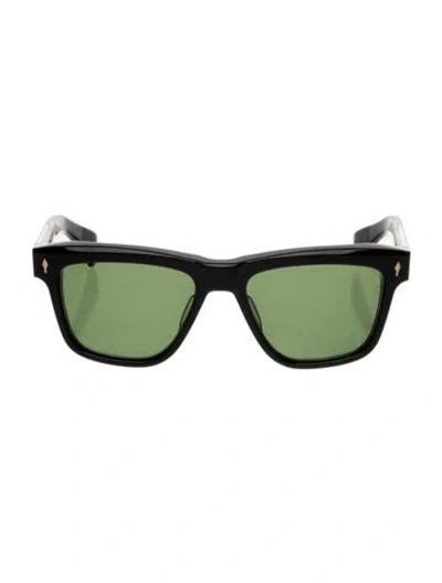 Pre-owned Jacques Marie Mage Lankaster Square Sunglasses In Black