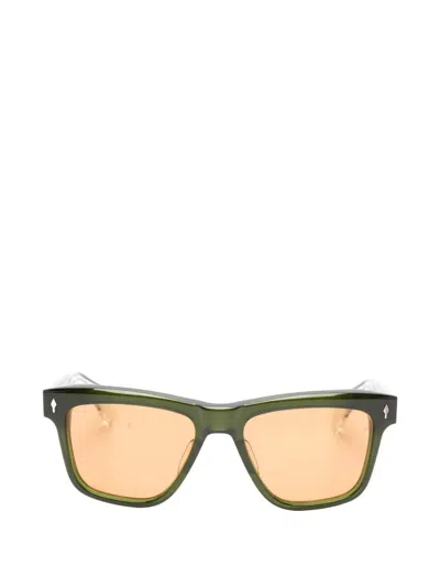 Jacques Marie Mage "lankaster" Sunglasses In Green