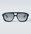 Jacques Marie Mage Leonard Flat-top Sunglasses In Black
