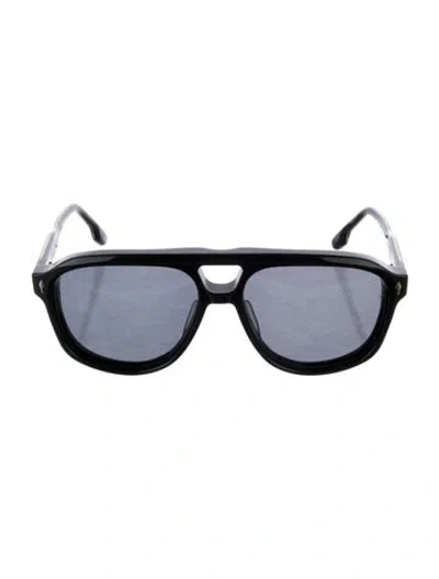 Pre-owned Jacques Marie Mage Leonard Oversize Sunglasses In Black