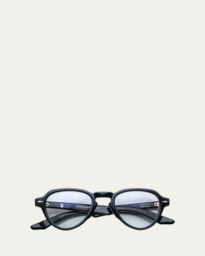 Jacques Marie Mage Men's Hatfield Acetate Oval Sunglasses In Maverick