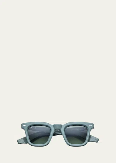 Jacques Marie Mage Men's Leclair Acetate Square Sunglasses In 10w-breathe