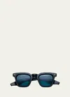 Jacques Marie Mage Men's Leclair Acetate Square Sunglasses In 26-shadow