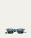 Jacques Marie Mage Men's Leclair Acetate Square Sunglasses In Breathe