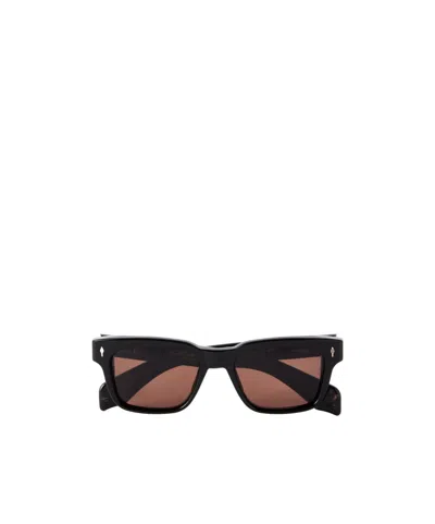 Jacques Marie Mage Minimalist Sunglasses In Brown