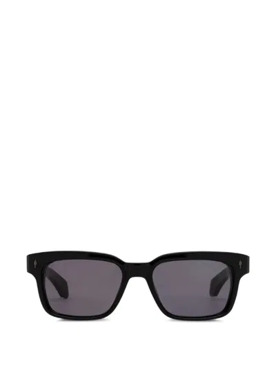 Jacques Marie Mage Molino 55 Rectangle-frame Sunglasses In Black