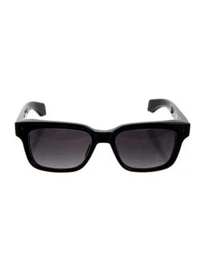Pre-owned Jacques Marie Mage Molino 55 Square Sunglasses In Black