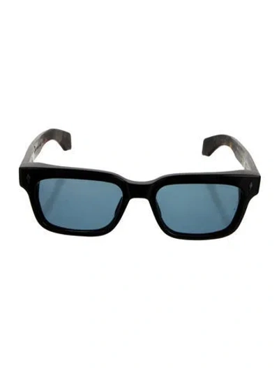 Pre-owned Jacques Marie Mage Molino 55 Square Sunglasses In Black