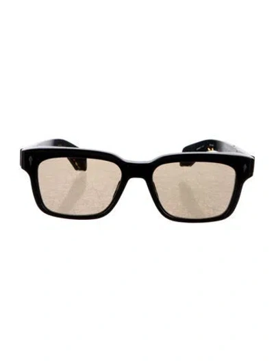 Pre-owned Jacques Marie Mage Molino Square Sunglasses In Black