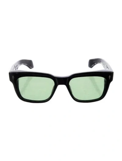 Pre-owned Jacques Marie Mage Molino Square Sunglasses In Black