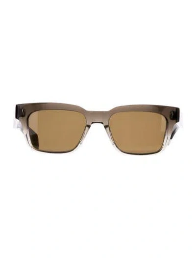 Pre-owned Jacques Marie Mage Molino Square Sunglasses In Clear/grey