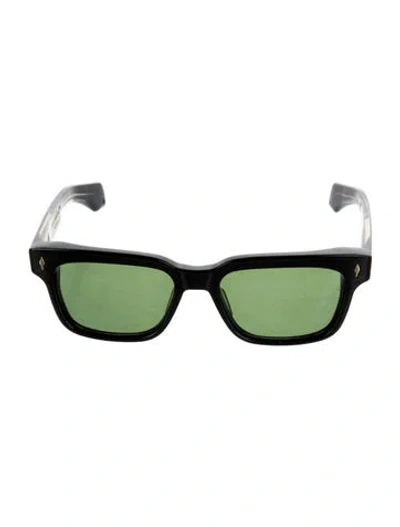 Pre-owned Jacques Marie Mage Molino Square Sunglasses In Green