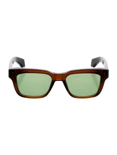 Pre-owned Jacques Marie Mage Molino Wayfarer Sunglasses In Brown
