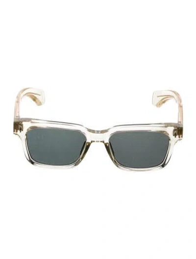 Pre-owned Jacques Marie Mage Molino Wayfarer Sunglasses In Clear