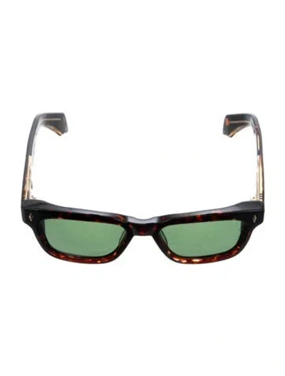 Pre-owned Jacques Marie Mage Molino Wayfarer Sunglasses W/ Tags In Burgundy