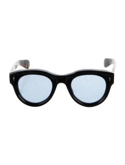 Pre-owned Jacques Marie Mage Molitor Wayfarer Sunglasses In Black