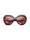 JACQUES MARIE MAGE MONARCH - TEDDY BROWN SUNGLASSES