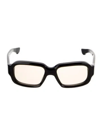 Pre-owned Jacques Marie Mage Nakahira Square Sunglasses In Black