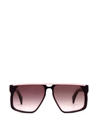 Jacques Marie Mage Neptune Geometric-frame Sunglasses In Purple