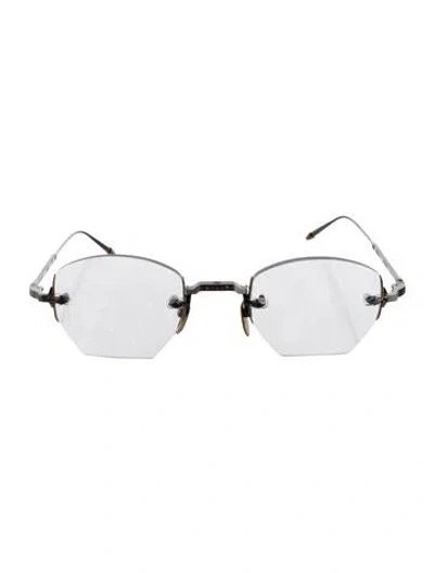 Pre-owned Jacques Marie Mage Oatman Square Eyeglasses In Multi