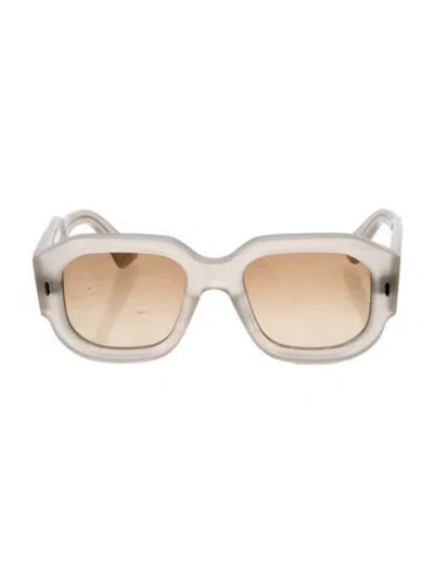 Pre-owned Jacques Marie Mage Oversize Gradient Sunglasses In Neutral